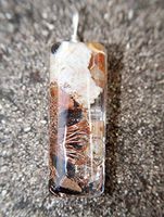 Hawaiian Healing Jewelry: Orgonite Pendant, Large Bar for Confidence