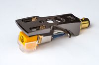 Titanium plated Headshell, mount with cartridge and4 stylus, needle for Sansui SR-B200, SR-5090, FR-D25, FR-Q5, SR-25, FR-2060, SR-626, SR-323, FR-D45, SR-7090, - MADE IN ENGLAND