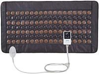 UTK Far Infrared Tourmaline Heating Pad for Full Back Pain Relief - Infrared Therapy Heating Pads - Medium T-Plus (38" X 21"), Auto Shut Off and Travel Bag Included