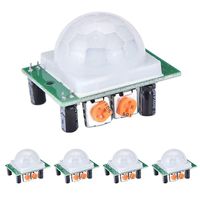 WayinTop 5pcs HC-SR501 Adjustable IR Pyroelectric Infrared PIR Motion Detector Sensor Module for Arduino Raspberry Pi