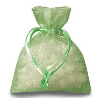 Mint Organza Bags | Quantity: 30 | Width: 3"
