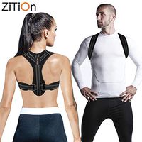Posture Corrector for Men and Women, ZITION Adjustable Upper Back Posture Brace for Pain Relief, Universal Design, Breathable Fabric and Invisible Wearing.