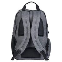 Large Lightweight Water-Resistant 19" Laptop Backpack-for School, Travel & Recreation, for Men & Women (Heather Gray)