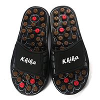 Kkika Rotating Accupressure Massage Men Shoes and Women Shoes Foot Massager Sandals for Man (7-8)/Women (8.5-9.5)