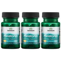 Swanson Melatonin - Dual-Release 3 mg 60 Tabs 3 Pack
