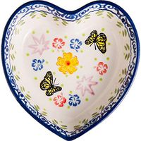 Bowl Ceramic Soup Bowl Heart Shaped Bowl Love Bowl Creative Home Bowl Bowl Large Bowl Large Fruit Salad Bowl Risotto Roast Bowl Baking Household tableware, retro bowl (Color : A)