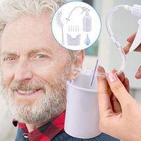 Wlcome Household Hand Tool 丨Ear Wax Wash Remover Bottle Basin Cleaning Brush Tool Set with 5 Tips Home Repair Tools