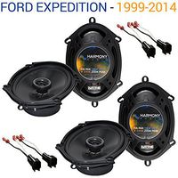 Compatible with Ford Expedition 1999-2014 Factory Speaker Upgrade Harmony (2) R68 Package New