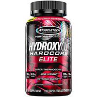 Hydroxycut Hardcore Elite 100mg Coleus Forskohlii, 56.3mg Yohimbe, 200mg Green Coffee, 100mg L-Theanin, 2 Bottles (100 Count)