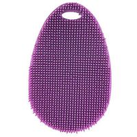 Jimin_Multifunction Silicone Dish Bowl Cleaning Brush Silicone Scouring Pad Silicone Dish Sponge Kitchen Pot Cleaner Washing Tool - (Color:Purple)