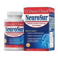 U.S. Doctors' Clinical NeuroSur for Healthy Memory and Mood Support with Vitamin B6, B12, Folic Acid, and Magnesium (Packaging May Vary) [1 Month Supply - 60 Count]
