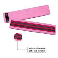 Resistance Loop Bands Rally Belt Exercise Wraps Strength Training Resistance Exercise Bands for Home Fitness, Strength Training, Physical Therapy Pink 1PCS