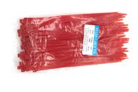 Cable Zip Ties,100 Packs Self-Locking 16 Inch Width 0.19inch Nylon Cable Ties Flame Retardant Cable Ties (16 Inch, RED)