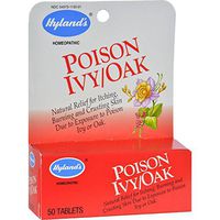 Hyland Poison Ivy Oak, 50 tablets, pack of 6