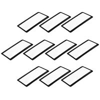 uxcell Magnifying Glass, uxcell Fresnel Lens Magnifier 75mm x 40mm 3X 300% Credit Card Magnifier for Seniors Macular Degeneration Maps Jewelry Repair Fire Starter Black 10pcs