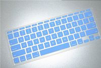 HQF Silicone Keyboard Cover - Soft Rubber Keyboard Skin for MacBook Air 13" / Pro 13" 15" / Pro Retina 13" 15"(Sky Blue)