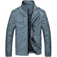 Men's Casual Zipper Jackets,Males Pockets Outdoor Stand Collar Coat Casual Outwear Jacket