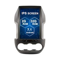 Flyunice 12.1 Inch IPS Vertical Screen Tesla Style Android 7.1 Touch Screen Car Stereo Radio GPS Navigation for Ford Ford Ranger F250 2011 Up Headunit Multimedia Bluetooth WiFi 4G