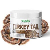 Premium Organic Turkey Tail Mushroom Powder by Parker Naturals Supports Immune System Health. Nature's Original Superfood. 100 Grams …