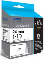Epson LabelWorks Standard Easy Peel Label Tape Cartridge ~ 1-Inch Black on White (LC-6WBN9)