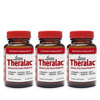 Master Supplements Theralac (3 Pack) - 30 Vegan Capsules - Multi Strain Probiotic for Optimal Gut Health, Immune Booster, Gas and Bloating Relief - Gluten Free - 30 Servings