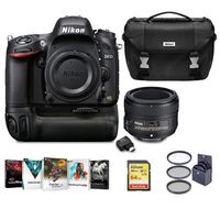 Nikon D610 DSLR Camera with 50mm f/1.8G Lens and Free Accessory Kit