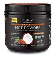 Nutiva Organic MCT Powder, Chocolate, 10.6 Ounce