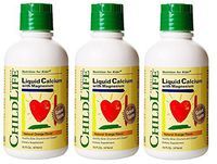 ChildLife Essentials Liquid Calcium/Magnesium Natural Orange Flavor, 16 ounce (Pack of 3)