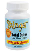 5 Pack - Stinger Total Detox with B2 & Creatine Whole Body Cleanser with Free Im Baked Bro and Doob Tubes Sticker