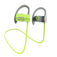 UBYMI Bluetooth Headphones, Best Wireless Sports Earphones w/Mic Waterproof HD Stereo Sweatproof Earbuds for Gym Running Workout 8 Hour Battery Noise Cancelling Headsets - Green