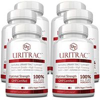 Uritrac -Soothe Painful UTI Symptoms - Cranberry and Lingonberry All Natural - 6 Bottles Supply