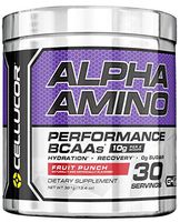 Cellucor Alpha Amino Acids Supplements with BCAA Powder, Fruit Punch, 13.54 Ounce 30 Servings