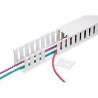 Panduit NE1X2WH6 Halogen Free Wide Finger Slotted Duct, White