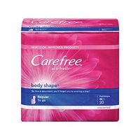 CAREFREE ACTIFRESH Body Shape Regular UNSCENTED NO Wings 20CT (Pack of 10)