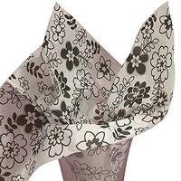 Gold"Swirls & Stars" On Kraft Art DIY Crafts Tissue Paper for Gift Wrapping 20"X30" 5 Sheets