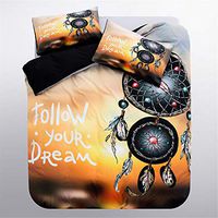 Goldrui Summer Bedding Pillowcase Sets Fashion Print, King Size 2 Piece