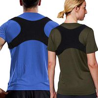 CFR Back Posture Corrector-Adjustable Figure & Clavicle Support Posture Brace for Slouching & Hunching,Shoulder Support, Upper Back & Neck Pain Relief,Black,One Size