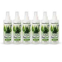 AmeriDerm Premium Perineal Cleanser with AloeVera | PH Balanced Personal Cleansing Spray | Eliminates Odors & Nourishes Perineum Skin | Convenient & Hypoallergenic No Rinse Formula | 6 x 8oz Bottles