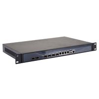 Firewall,VPN,1U Rackmount,Network Security Appliance,AES-NI, 10 Ports 4 LAN 4 Gigabit SFP 210 Gigabyte SFP Z87 with Intel Core I7 4770 16G RAM 128G SSD 1TB HDD R19