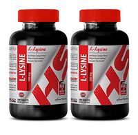 L-lysine - 500 MG L-LYSINE - Maintenance of Muscle-Tissue (2 Bottles)