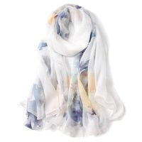 Hqysjin Ladies Silk Scarves Sunscreen Shawl Silk Scarf,Seven,175110cm