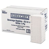 (500 per Carton) Beverage Napkin in White