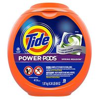 Tide Power PODS Laundry Detergent Pacs, Designed for Large Loads, Spring Meadow, 41 Count