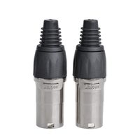 Anmbest Panel Mounting Shielded RJ45 90° IP65 Waterproof PCB Signal Panel Cat5/5e/6 8P8C Connector Ethernet LAN Cable Connector (2PCS RJ45 Connector Round)