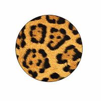 Leopard Print Stickers - Envelope Seals - Animal Theme Stationery Design - Party Favor Supplies - Set of 24