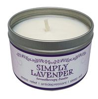 Our Own Candle Company Soy Wax Aromatherapy Candle, Simply Lavender, 6.5 Ounce