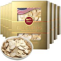 8 Boxes of American Wisconsin Ginseng Slice 4oz/Box Total 2 lbs — Performance & Mental Health for Men & Women (Value Pack)
