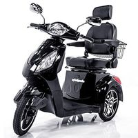 E-Wheels EW-36 High Power Fast 3 Wheel Mobility Scooter (Black)