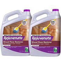 Rejuvenate Professional Wood Floor Restorer and Polish with Durable Finish Non-Toxic Easy Mop On Application High Gloss Finish 128oz x 2 Pack