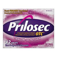 Prilosec OTC Wildberry Tablets 42 Count , Pack of 3